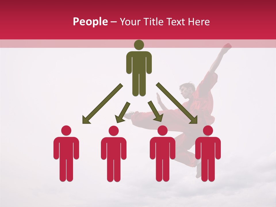 Combat Tai Chi Taichi PowerPoint Template