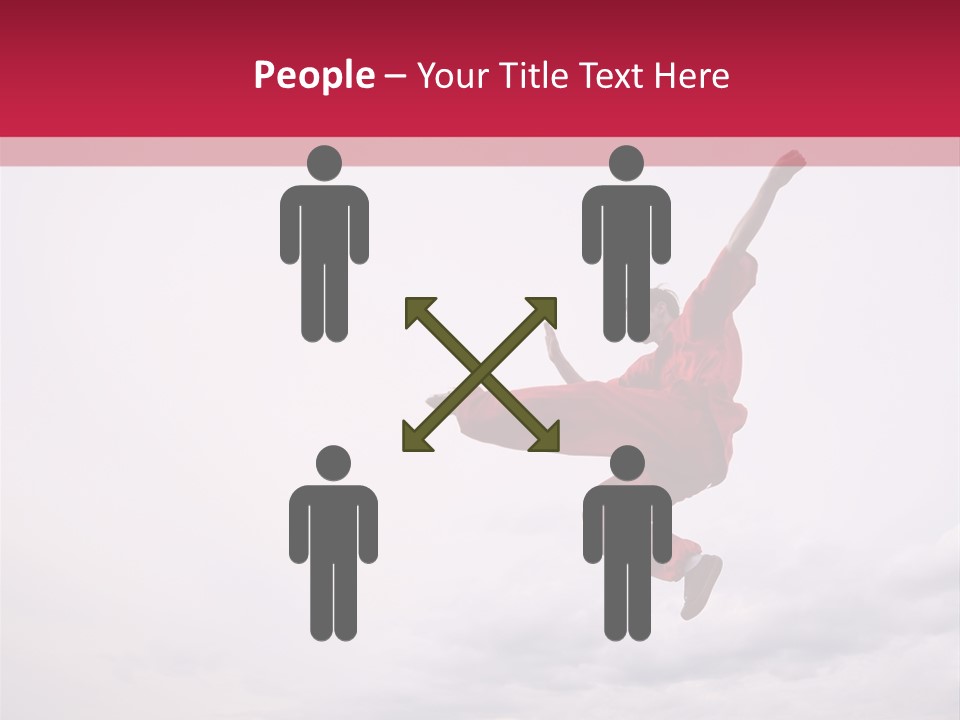 Combat Tai Chi Taichi PowerPoint Template