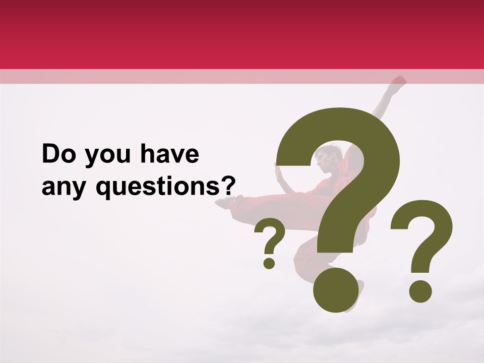 Combat Tai Chi Taichi PowerPoint Template