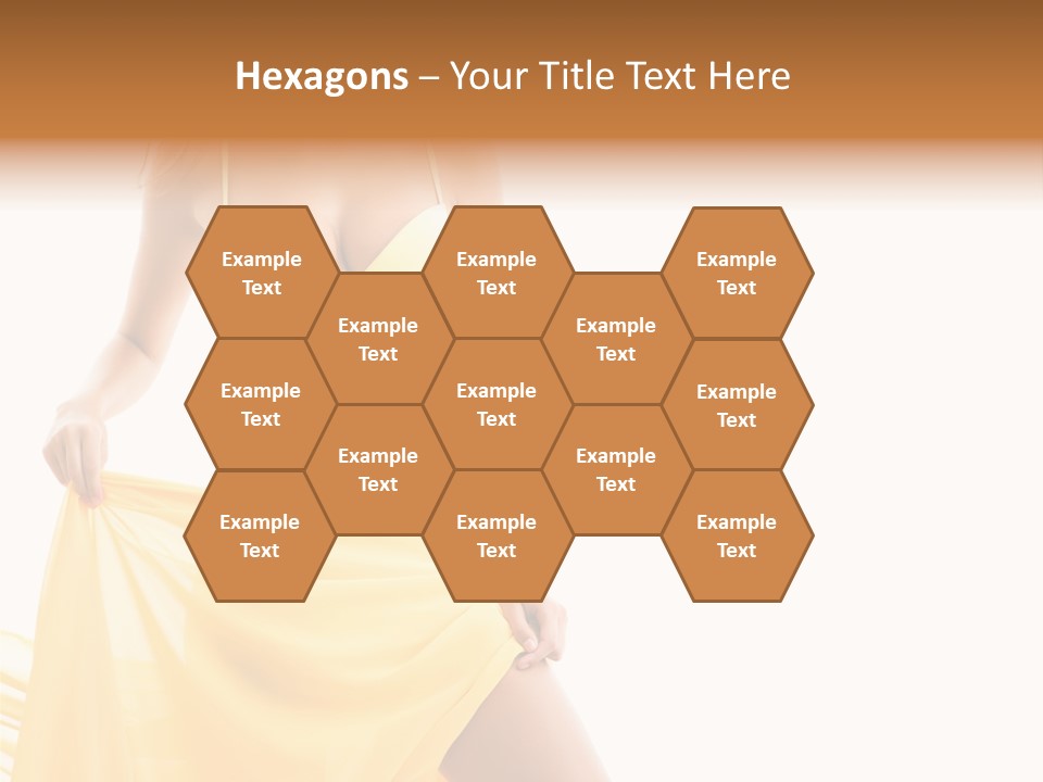 Bikini Portrait Full PowerPoint Template