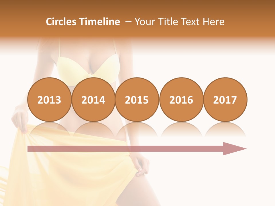 Bikini Portrait Full PowerPoint Template