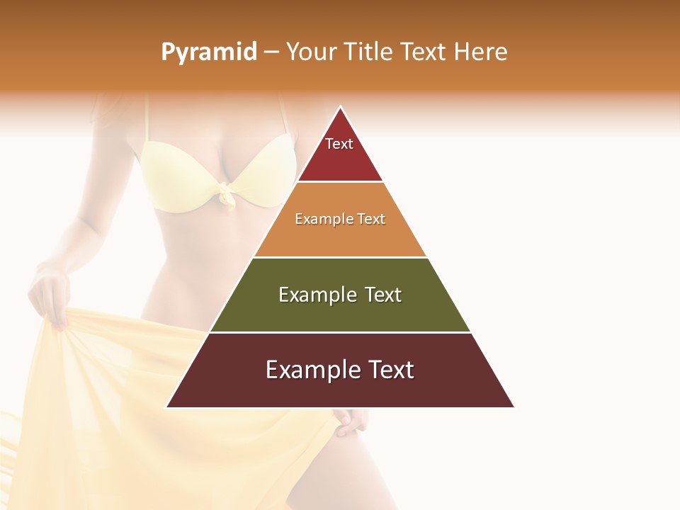 Bikini Portrait Full PowerPoint Template