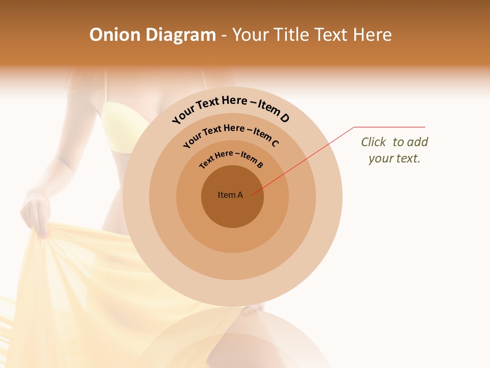 Bikini Portrait Full PowerPoint Template