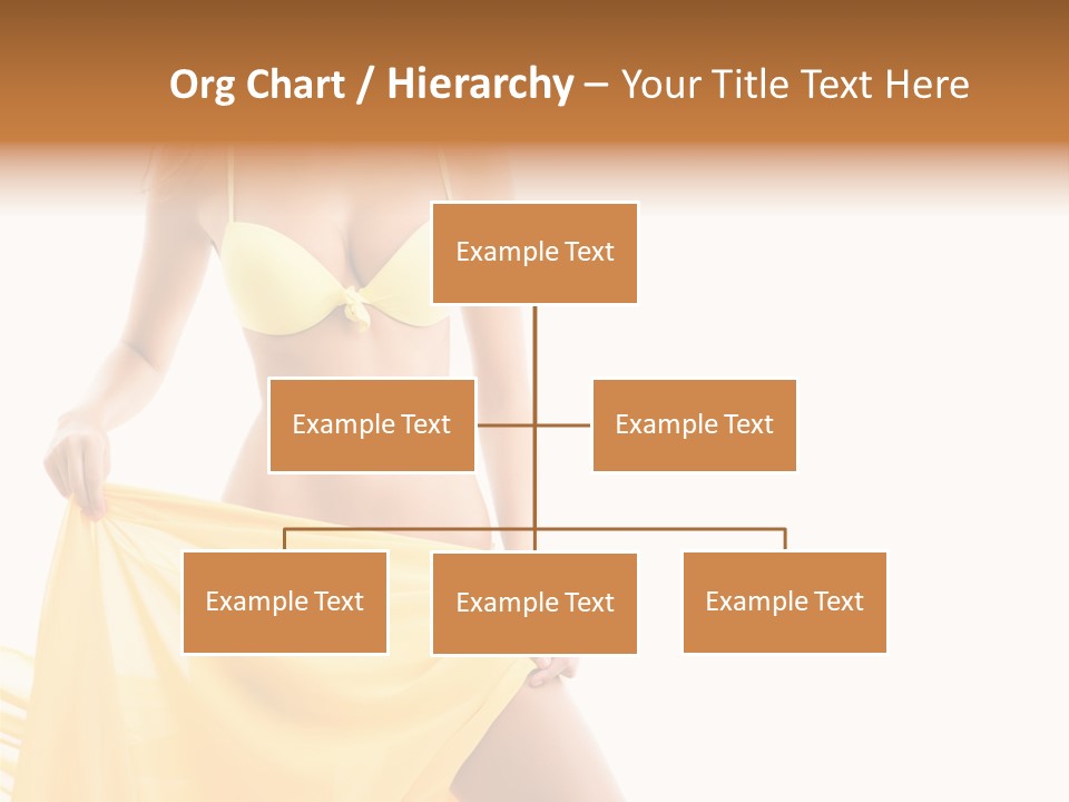 Bikini Portrait Full PowerPoint Template