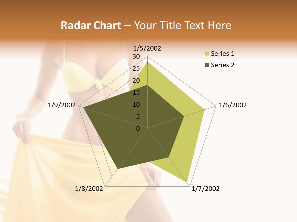 Bikini Portrait Full PowerPoint Template