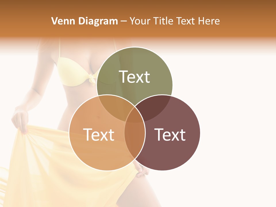 Bikini Portrait Full PowerPoint Template