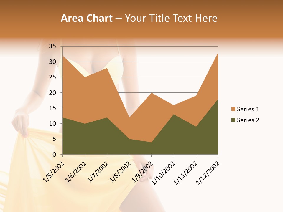 Bikini Portrait Full PowerPoint Template