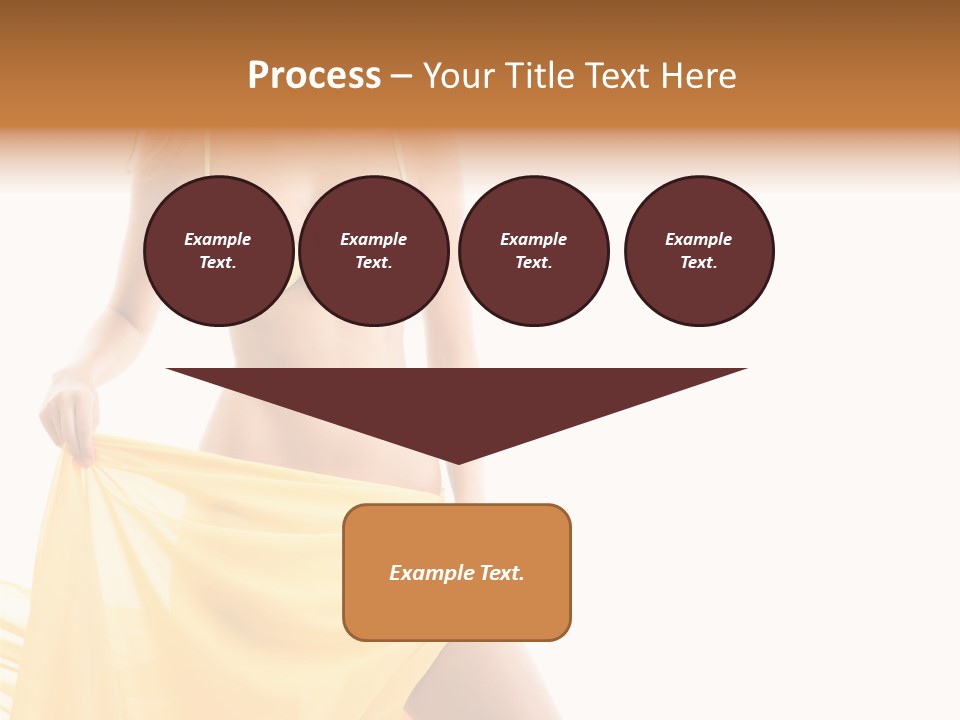 Bikini Portrait Full PowerPoint Template