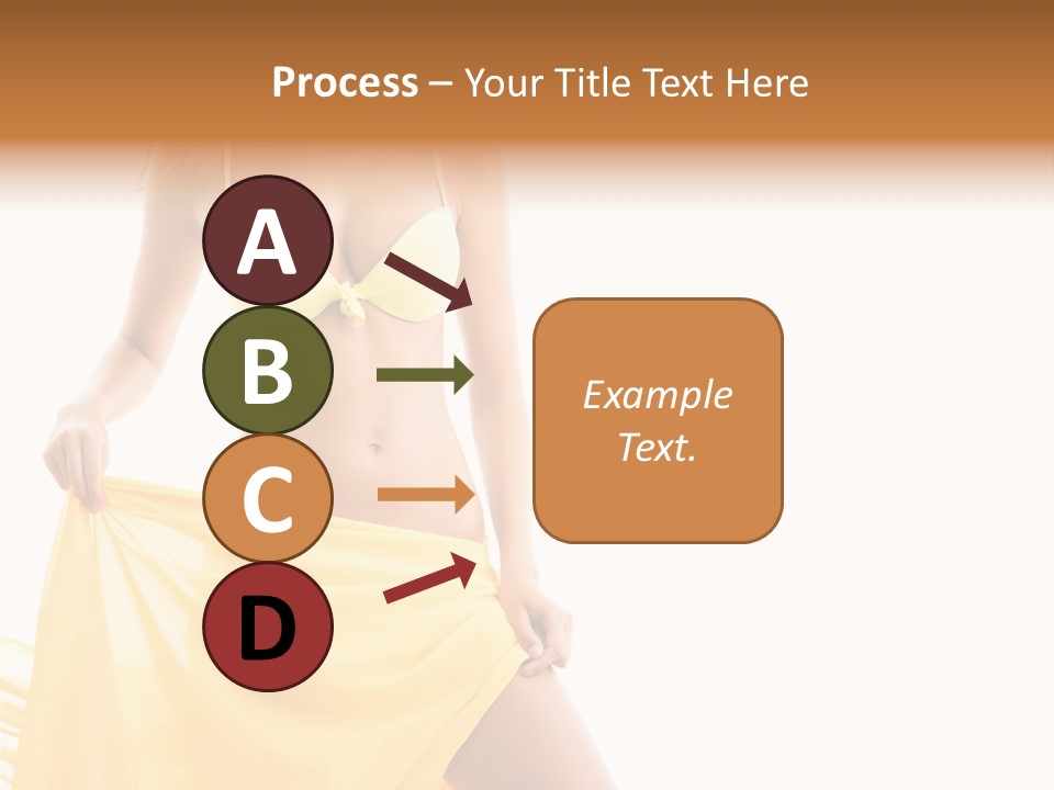 Bikini Portrait Full PowerPoint Template