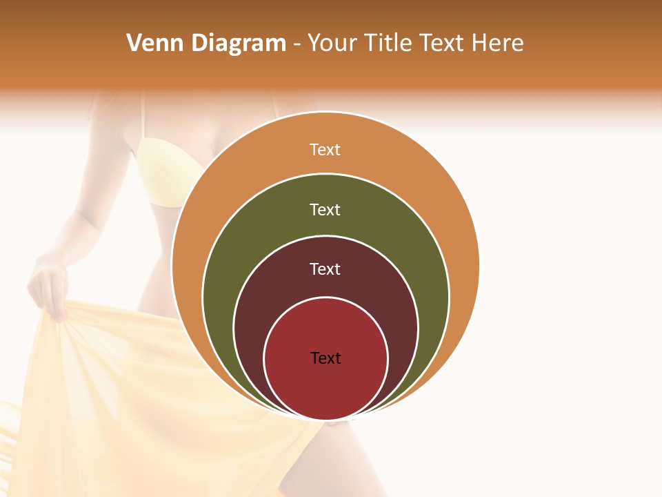 Bikini Portrait Full PowerPoint Template