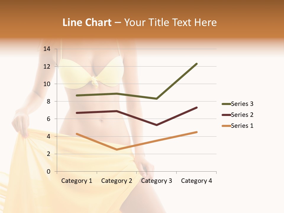 Bikini Portrait Full PowerPoint Template