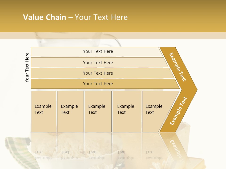 Yogurt Pitcher Tablecloth PowerPoint Template