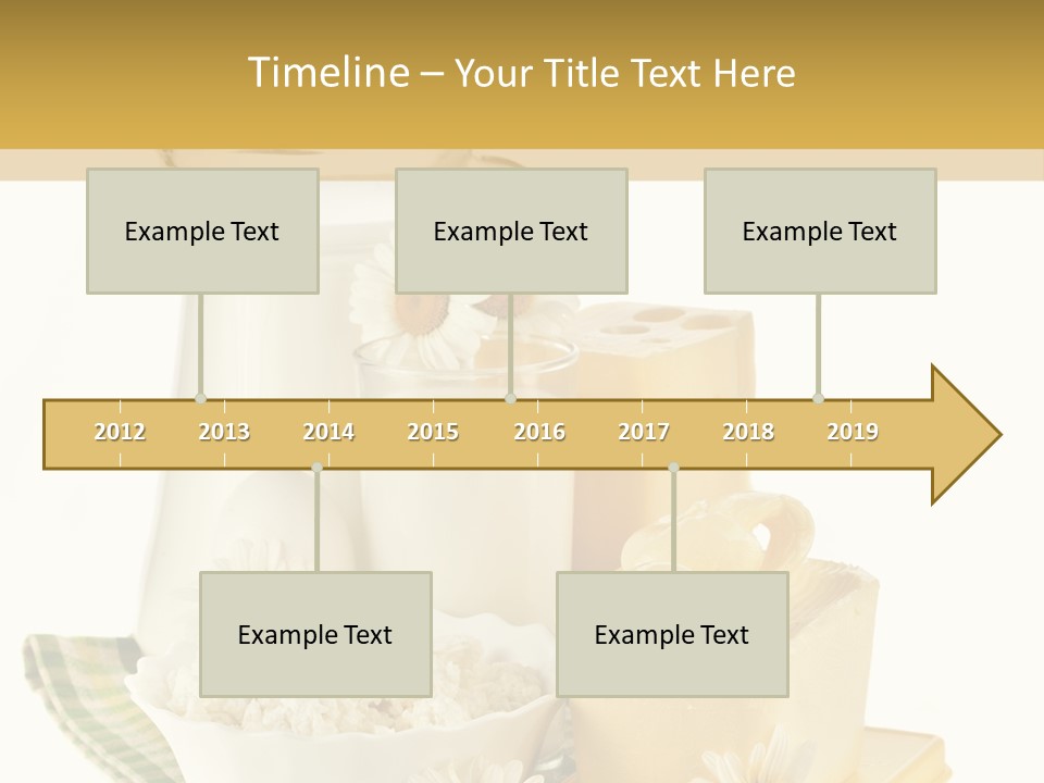 Yogurt Pitcher Tablecloth PowerPoint Template
