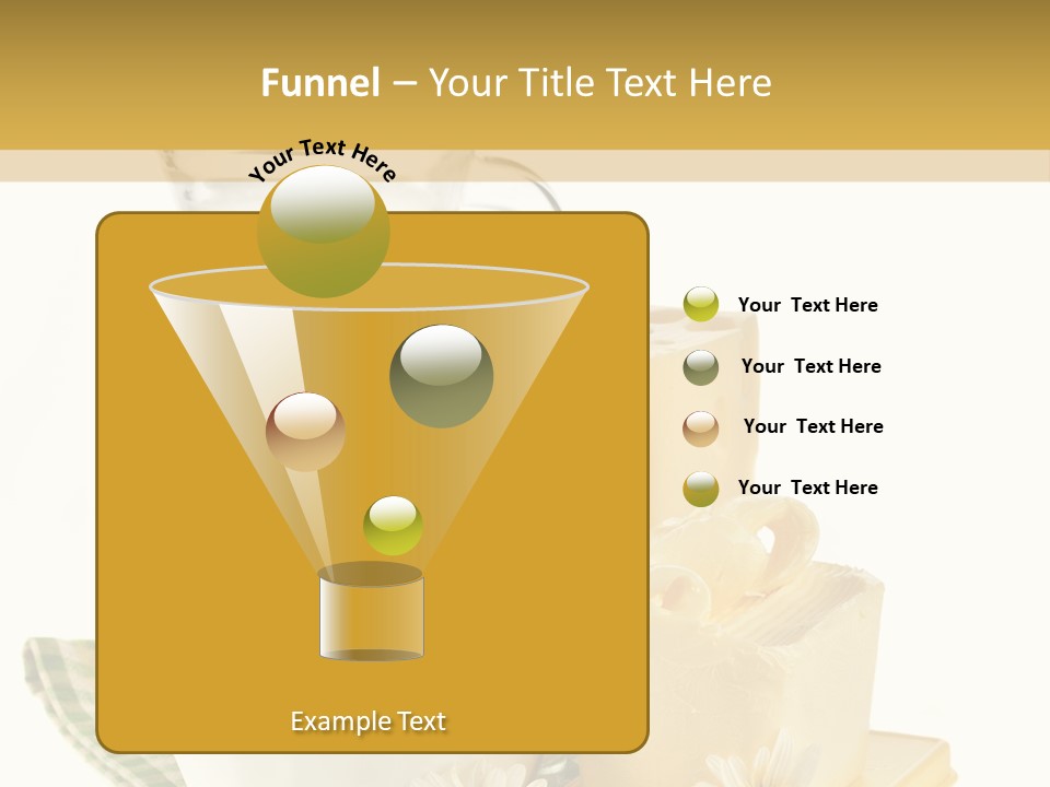 Yogurt Pitcher Tablecloth PowerPoint Template