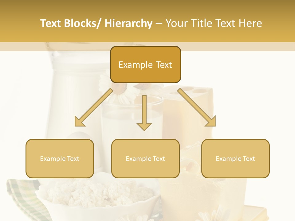 Yogurt Pitcher Tablecloth PowerPoint Template