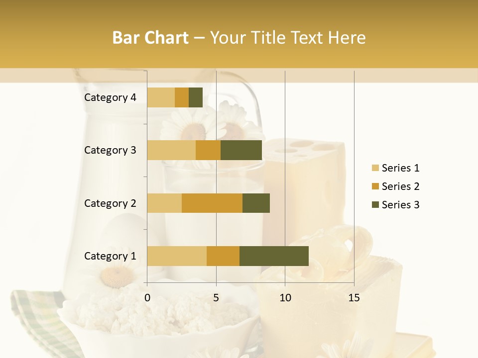 Yogurt Pitcher Tablecloth PowerPoint Template
