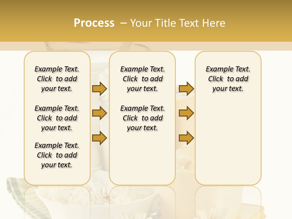 Yogurt Pitcher Tablecloth PowerPoint Template