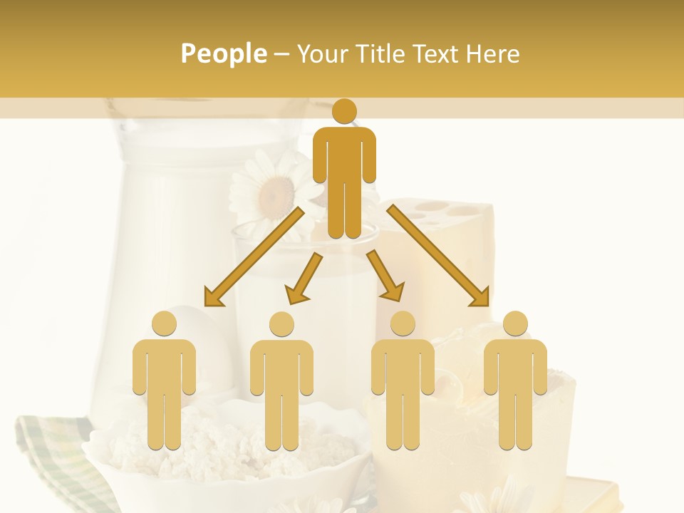 Yogurt Pitcher Tablecloth PowerPoint Template