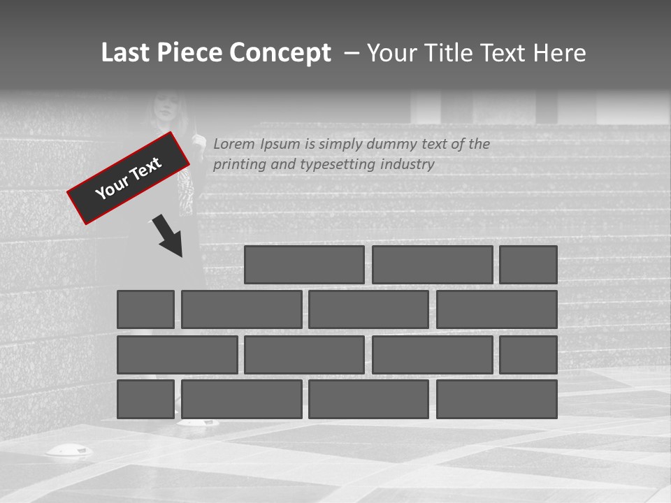 Young Outside Model PowerPoint Template