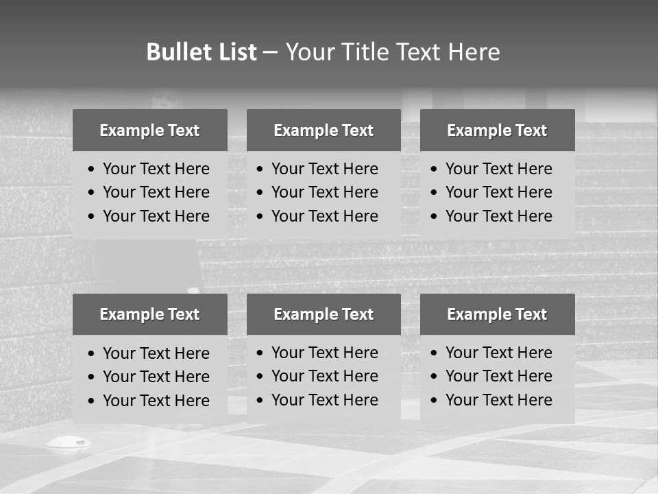 Young Outside Model PowerPoint Template