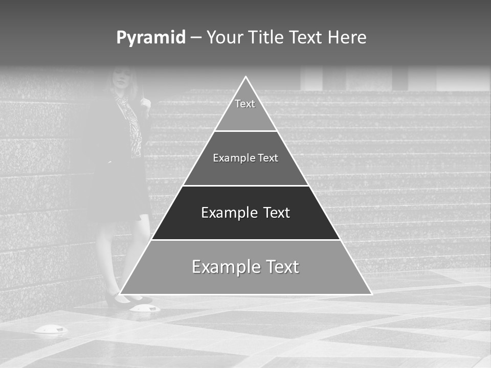 Young Outside Model PowerPoint Template