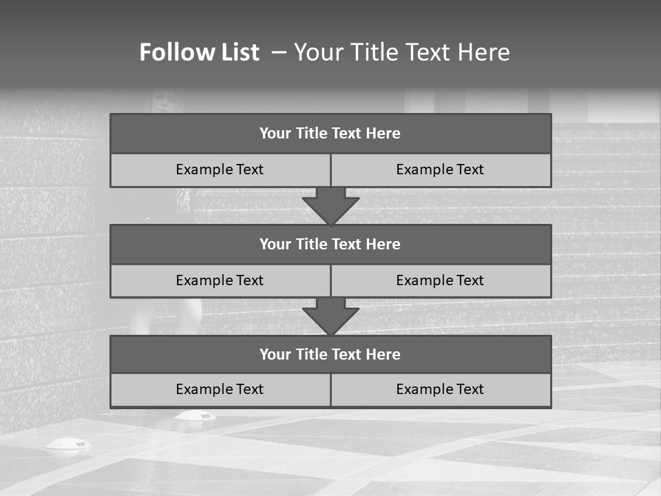 Young Outside Model PowerPoint Template