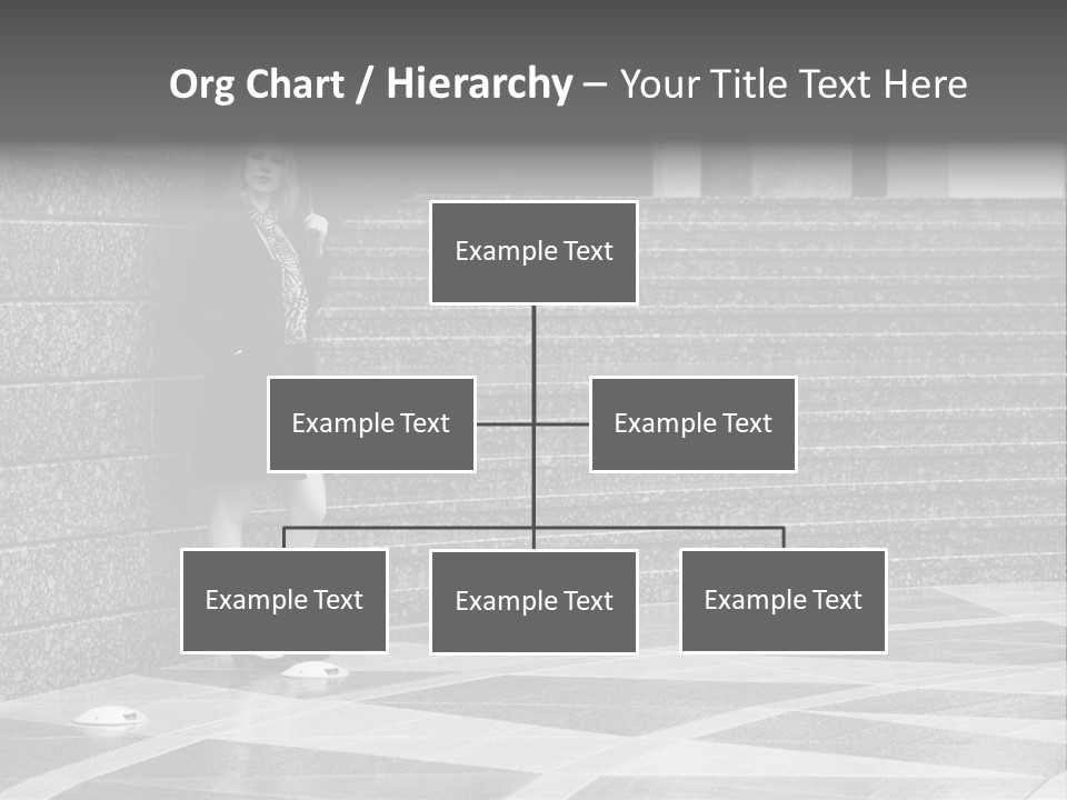 Young Outside Model PowerPoint Template