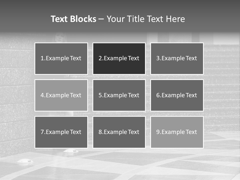 Young Outside Model PowerPoint Template