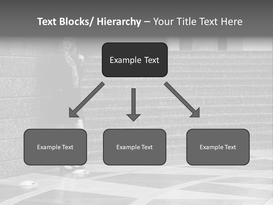 Young Outside Model PowerPoint Template