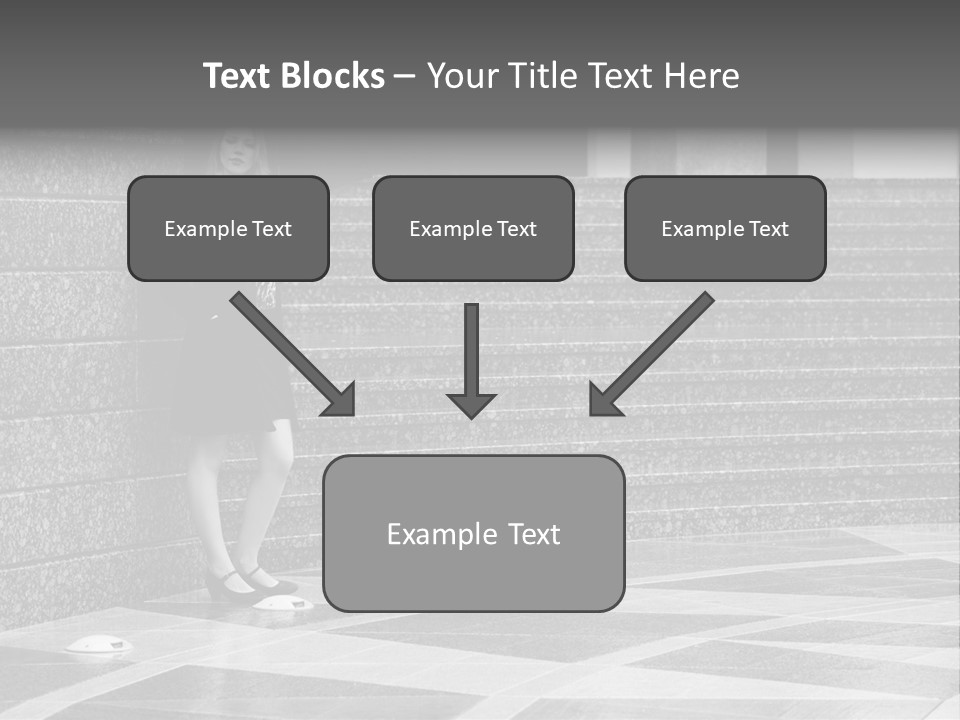 Young Outside Model PowerPoint Template