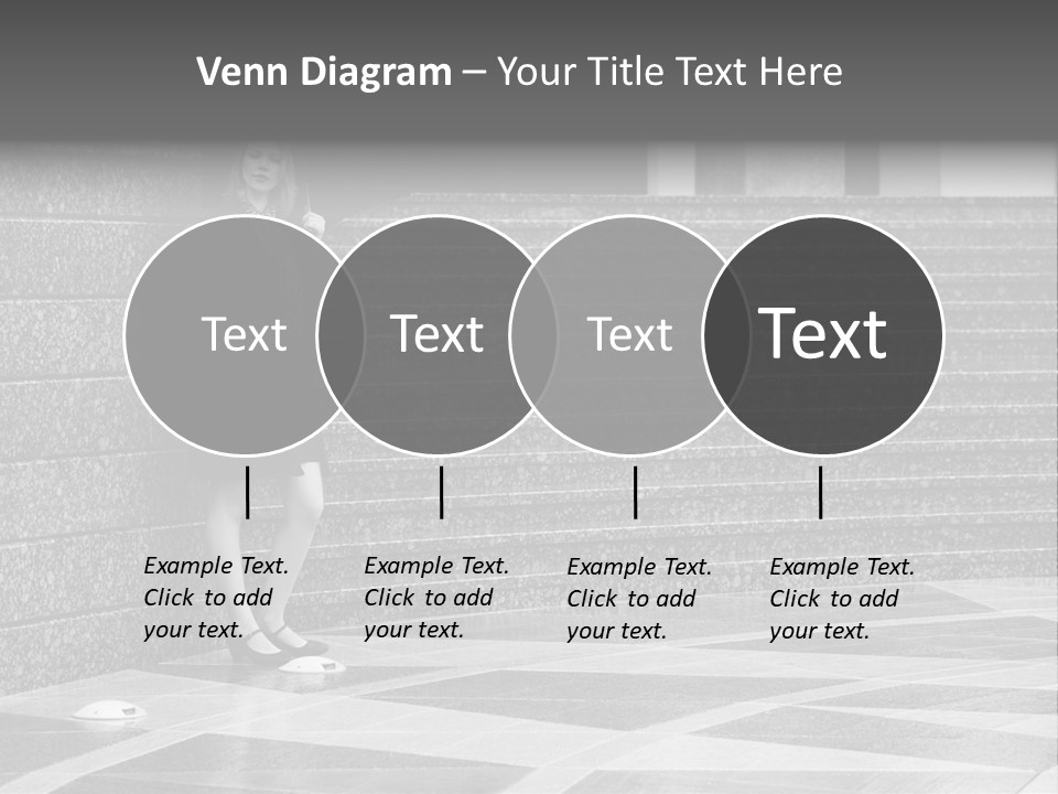 Young Outside Model PowerPoint Template