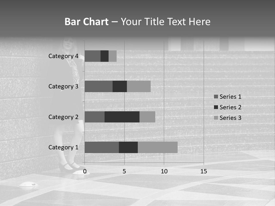 Young Outside Model PowerPoint Template