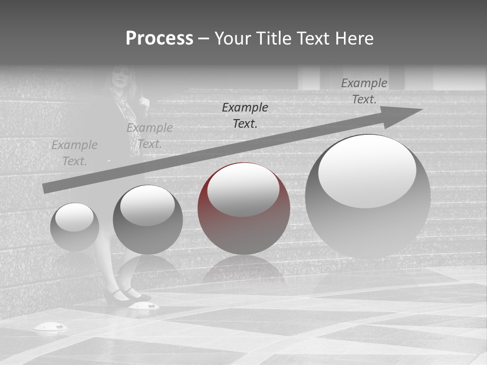 Young Outside Model PowerPoint Template