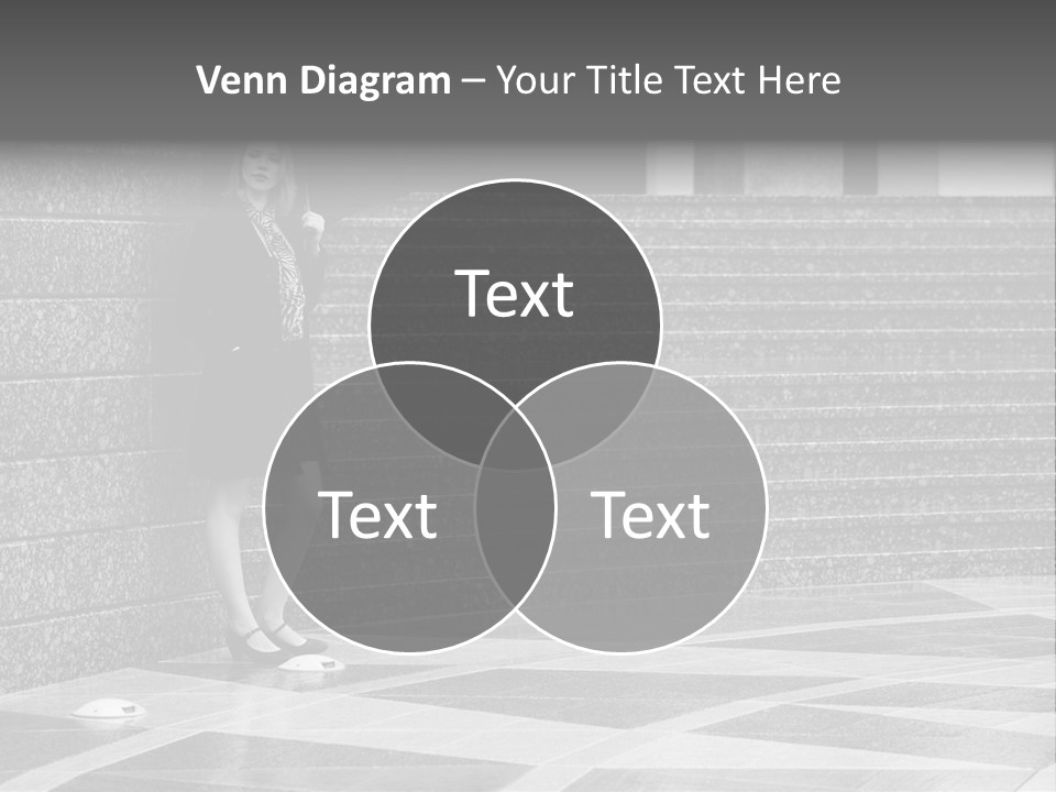 Young Outside Model PowerPoint Template