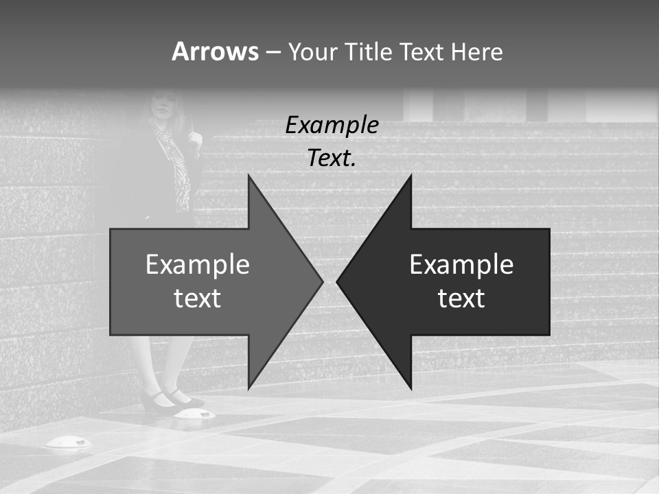 Young Outside Model PowerPoint Template