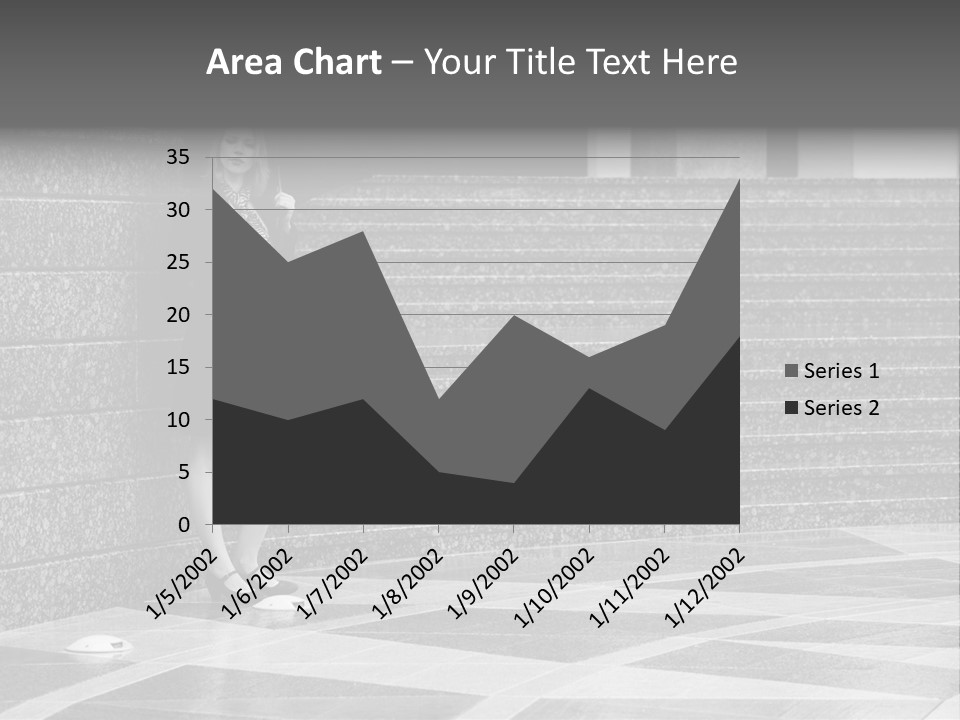 Young Outside Model PowerPoint Template