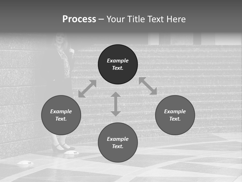 Young Outside Model PowerPoint Template