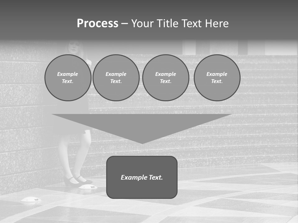 Young Outside Model PowerPoint Template