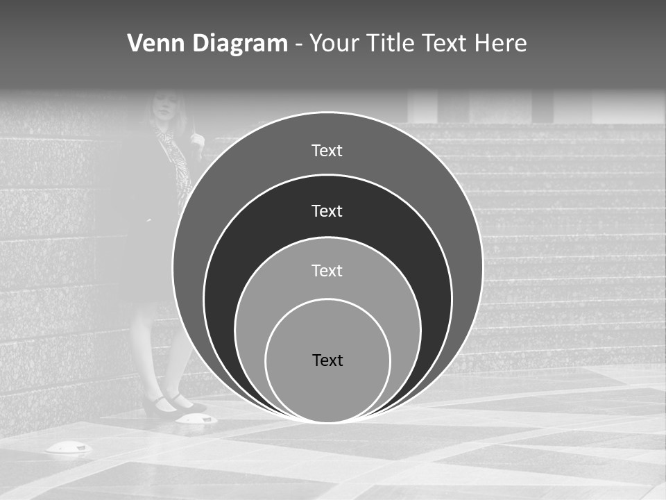Young Outside Model PowerPoint Template