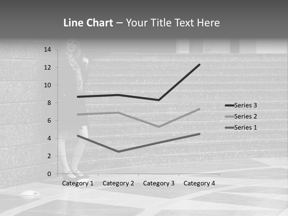 Young Outside Model PowerPoint Template