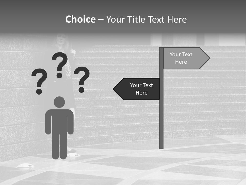 Young Outside Model PowerPoint Template