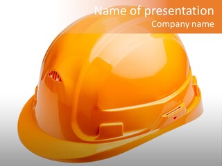 Sign White Industrial PowerPoint Template