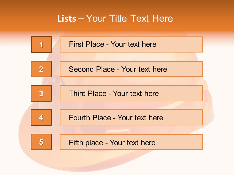 Sign White Industrial PowerPoint Template