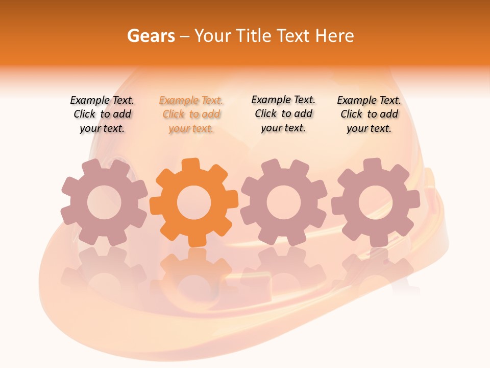 Sign White Industrial PowerPoint Template