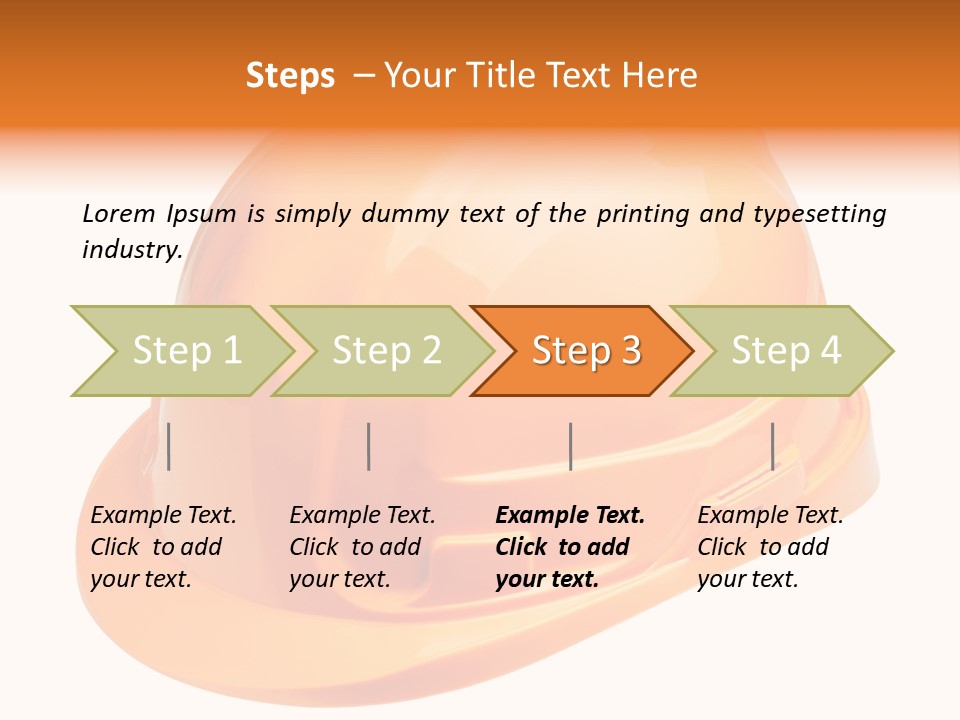 Sign White Industrial PowerPoint Template