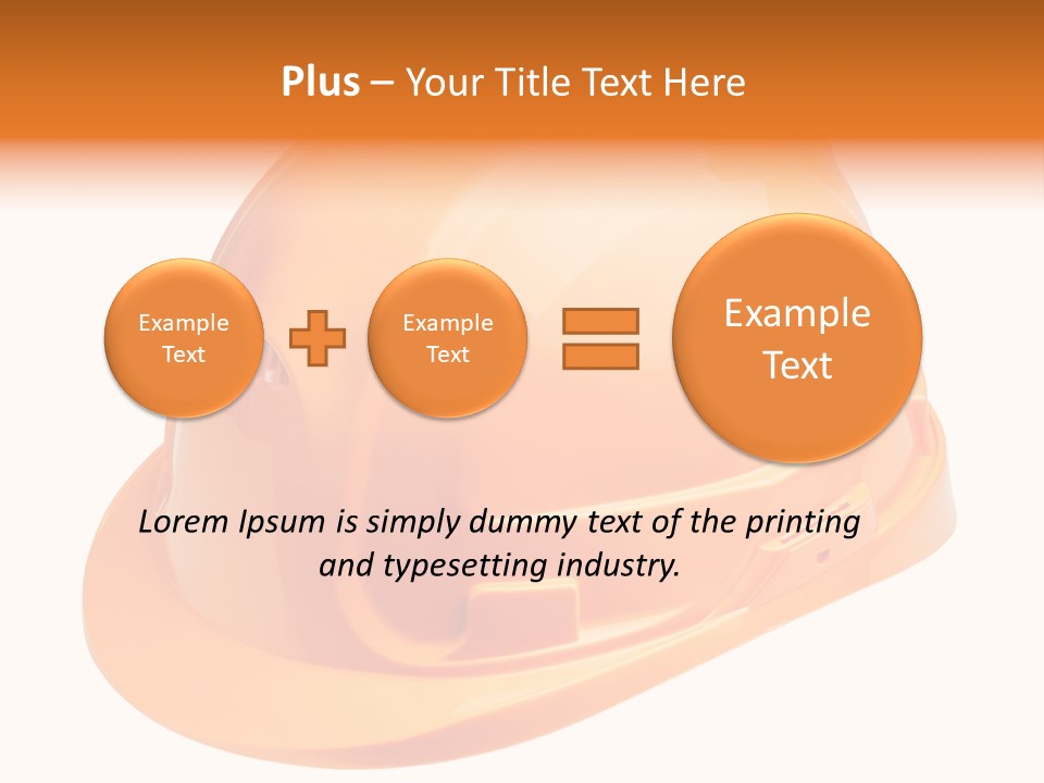 Sign White Industrial PowerPoint Template
