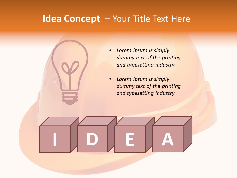 Sign White Industrial PowerPoint Template