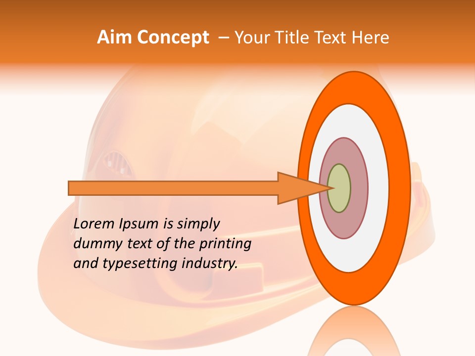 Sign White Industrial PowerPoint Template