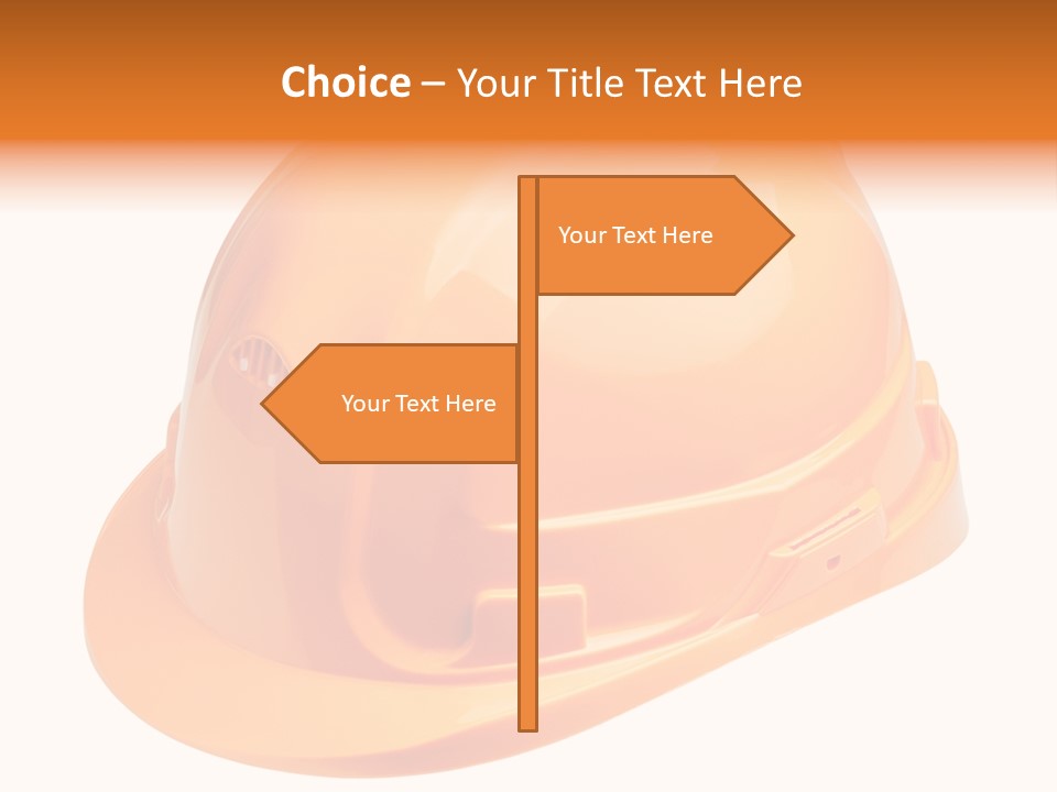 Sign White Industrial PowerPoint Template