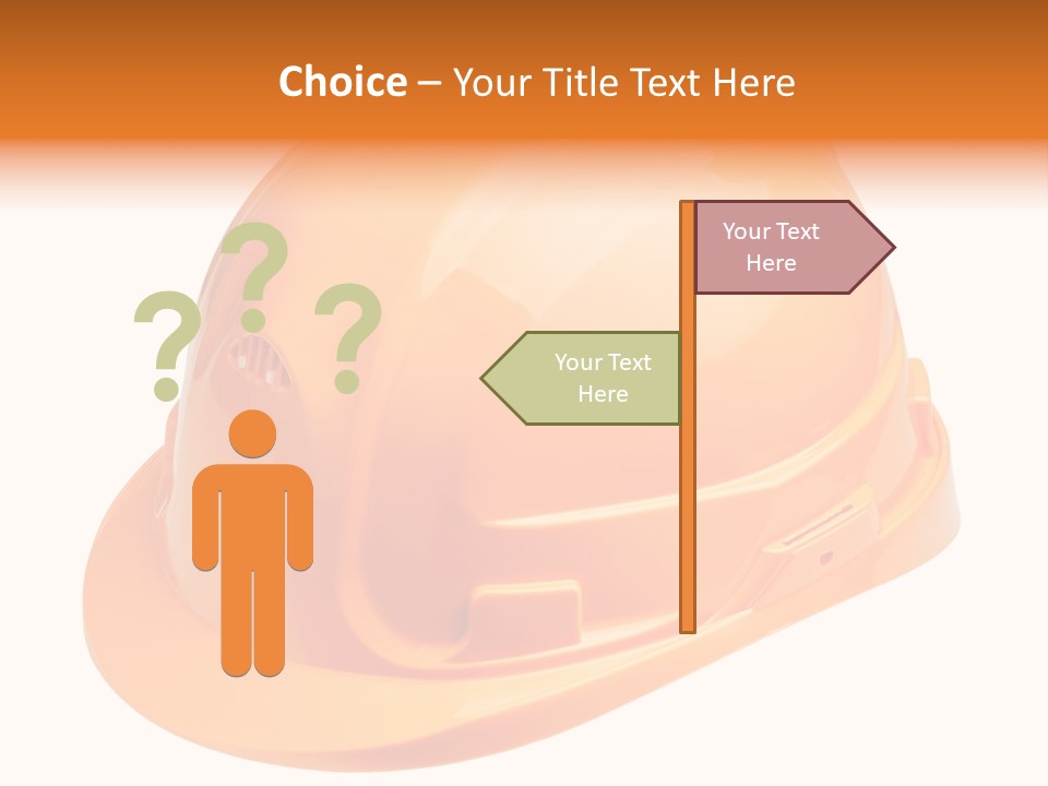 Sign White Industrial PowerPoint Template
